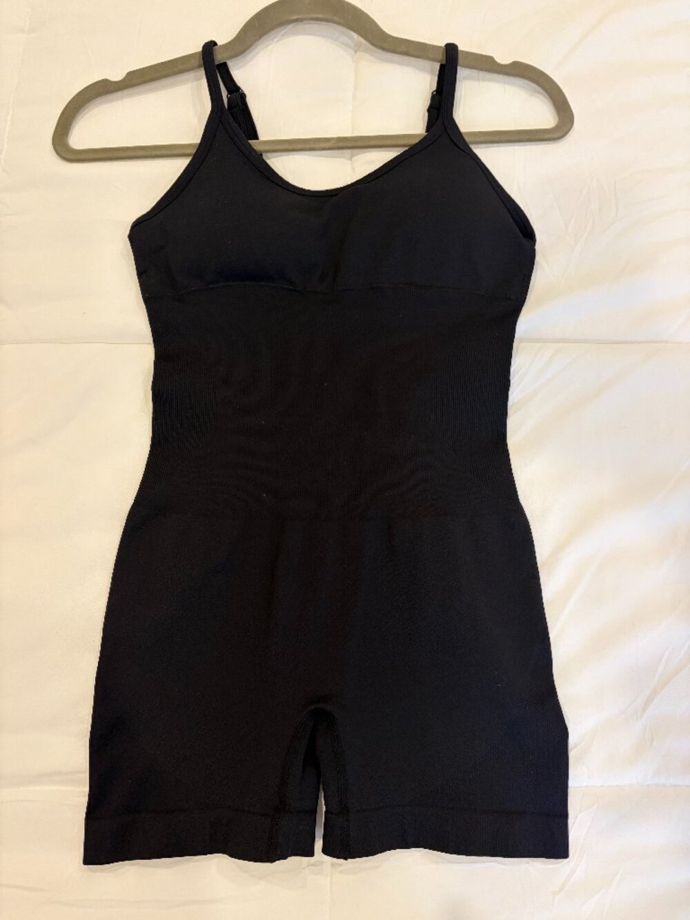 Black bodysuit with padded bra